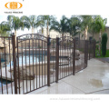 Wholesale customized wrought iron fancy gate design